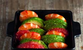 Tian D Ete Avocats Crevettes Pamplemousses Par Ecole De Cuisine Alain Ducasse Recette Alimentation Recettes De Cuisine Alain Ducasse