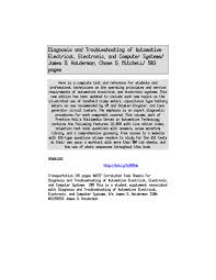 Are there any auto parts stores near me? Diagnosis And Troubleshooting Of Automotive Electrical Electronic