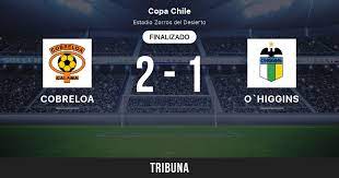 Trực tiếp bóng đá chilean cup Cobreloa Vs O Higgins Marcador En Vivo Retransmision Y Enfrentamientos Directos 20 01 2013 Previsualizar Partido Cobreloa Vs O Higgins Equipo Hora De Comienzo Tribuna Com