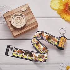Amazon Com Personalized Multiphoto Camera Film Roll Photo Frame With Wooden Camera Box Decor Retro Colorful Collage Frame Filmstrip Album Romantic Gift For Christmas Lovers Friends Family Baby