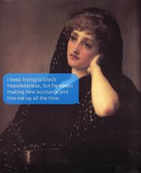 Classical Art Dark Humor April Eileen Henry Texts From Your Existentialist Existentialist Existentialism Art Jokes