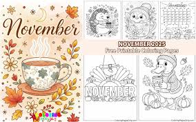 40+ November 2025 Coloring Pages - Free Printable PDF & Online Coloring
