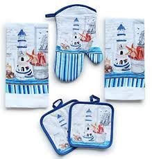 Browse through our wide selection of brands, like latitude. Kitchen Decor Linen Set Includes 2 Dish Towels 2 Square Pot Holders 1 Oven Mitt Tall Lighthouse Printed Kitchen Towels Linen Set For Cooking Baking Housewarming And Decoration Set Of 5 Piece Pricepulse