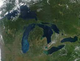 Picture of the great lakes. The Great Lakes