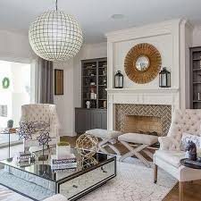 Available in black, white, and natural. Strand Mirrored Cocktail Table Design Ideas