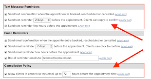 Make it relevant, easy to read and to the point. Text Message Confirmations Appointment Reminders Bookedin Support Desk