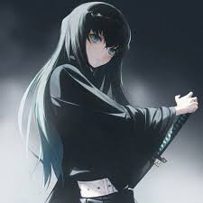 Black Hair And Blue Eyes Anime Guy 