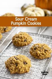 Sour Cream Pumpkin Cookies Imperial Sugar In 2020 Sour Cream Cookies Raisin Cookie Recipe Pumpkin Cream
