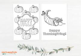 Check out our collection of printable christmas cards, plus a huge. Free Thanksgiving Cards To Color I Should Be Mopping The Floor