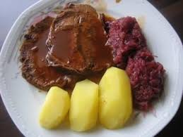 Rinderbraten In Biersosse Rezept Mit Bild Rezept Rinderbraten Rinderbraten Rezept Lebensmittel Essen