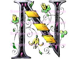Letters N Decorative Letter N Lettering Lettering Alphabet Letter N