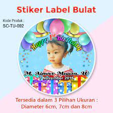 Kamu adalah anak yang luar biasa dan penuh dengan bakat serta kreativitas. Stiker Label Ulang Tahun Anak Tumpeng Mini Sticker Souvenir Pakai Foto Shopee Indonesia