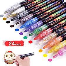 Amazon Com Acrylic Paint Pens 24 Acrylic Paint Markers For Rock Painting Stone Ceramic Glass Wood Fa Acrylic Paint Pens Paint Pens Paint Pens For Rocks