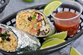 The ham and cheese rolled inside are a tasty surprise. Southwestern Make Ahead Chicken Burritos
