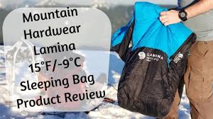 Mountain hardwear lamina z sleeping bag. Product Review Mountain Hardwear Lamina 15 F 9 C Sleeping Bag Youtube