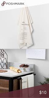 Hearth Hand Flour Sack Gingerbread Towel Recipe Towel Kitchen Linens Gingerbread Recipe