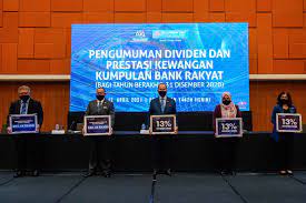 Pembagian dividen atau keuntungan perusahaan yang diberikan kepada seluruh pemilik saham pt bank pembangunan daerah jawa timur tbk (bank jatim) pada rapat umum pemegang saham tahunan tahun buku 2020 (rupst tb 2020) naik. Bank Rakyat Umum Dividen 13 Peratus Kosmo Digital
