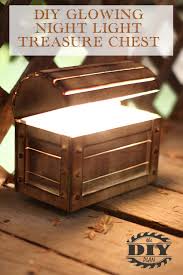 Diy Glowing Night Light Treasure Chest Chests Diy Diy Furniture Projects Diy Woodworking