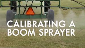 how to calibrate a boom sprayer 1 128 of an acre method