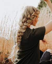 Long Blonde Plait Braids For Long Hair Long Hair Styles Thick Hair Styles