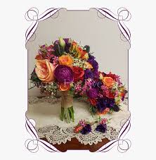 Our blog is specially created to the bride, in search of new ideas, themes,and decorations for her special day let us help you get inspired,from flowers, to ceremony orange wedding flowers. Clip Art Purple Orange Wedding Motorcycle Wedding Flowers Ideas Hd Png Download Kindpng