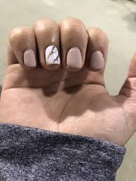 Maybe you would like to learn more about one of these? Mauve Matte Nails With Marbled Ring Finger Rose Gold Accent Ring Finger Nails Short Acrylic Nails Designs Accent Nail Designs