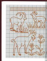 30 animaux mongia de point croix motifs couture modeles coloriage cercle d&#x00027;amis