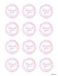 Naturally, you are able to decide to. Free Printable Thank You Tags For Birthday Favors