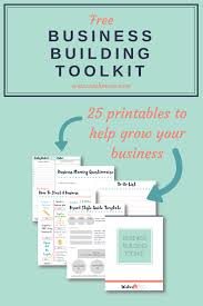 Printable Business Building Toolkit Full Of Resources To Help You Grow Your Business St Small Business Planner Business Planner Printables Business Printables