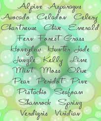 Shades Of Green Green Collection Shades Of Green Green Life