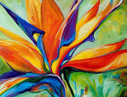 Abstract Bird Of Paradise Painting Blessed Day Bird Of Paradise Detail Par Marcia Baldwin Abstract Flower Painting Art Birds Of Paradise