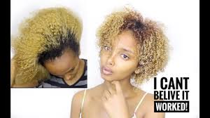 With that said, blonde hair is still extremely popular (and gorgeous), and if it isn't your natural hair color, you might want to explore the blonde side at some point. From Blonde To Ombre At Home Natural Hair Youtube