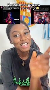 Nico Williams, I can’t wait for you in Barcelona , ., ., ., .,  #nicowilliams #lamineyamal #barcelona