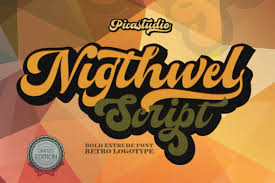In our experience, the best free fonts take a classic style and give it a twist, and here's a great example. Nigthwel Script Font By Picatype Studio Creative Fabrica