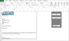 Dim str as string str = hello there! 'this is a string. How To Automate Mail Merge Through Vba In Microsoft Excel