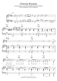 Profitez de nos sélections sur les ceintures homme. Champs Elysees Piano Vocal Guitar Online Noten Von Zaz Smd 120993