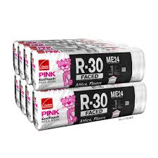 Owens Corning R 30 Ecotouch Pink Kraft Faced Fiberglass Insulation Batt 16 In X 48 In 8 Bags