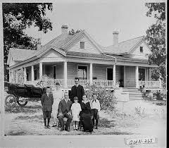 Photograph Of The Hood Family In Front Of Their Home Dacula Gwinnett County Georgia Ca 1914vanishing G Vintage Photo Album Family Tree Art Gwinnett County