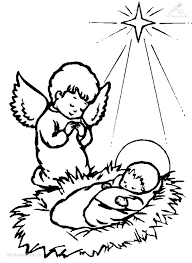 1001 Ausmalbilder Weihnachten Jesus Ausmalbild Jesus Und Engel