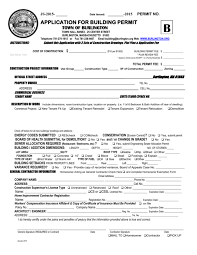 How much are construction permits? Building Permit Application