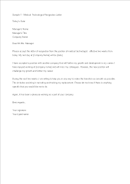 A medical technologist may have to spend hours on their feet in a laboratory. Medical Technologist Resignation Letter Templates At Allbusinesstemplates Com