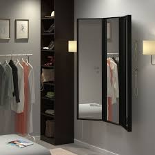 Nissedal Black Mirror Combination 130x150 Cm Ikea In 2020 Ikea Nissedal Trifold Mirror Combination Black