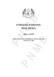 Akta pendidikan 1996 merupakan akta yang sedang diguna pakai da lam sistem pendidika n masa masa kini. Akta Pendidikan 1996 Akta 550 Jabatan Pengajian Tinggi