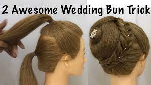 2 New Bun Hairstyles For Wedding Party Trending Hairstyle Party Updo Hairstyle Youtube Party Hairstyles Wedding Bun Hairstyles Hair Styles