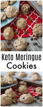 Keto Sugar Free Meringue Cookie With Chocolate Chips Pecans Recipe Meringue Cookies Chocolate Chip Cookies Recipes