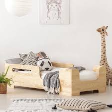 Selsey Kinderbett Keribly Jugendbett Massivholz Mit Rausfallschutz Und Lattenrost Kinderbett Kinder Bett Kleinkind Bodenbett