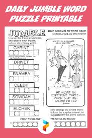 Check spelling or type a new query. 10 Best Daily Jumble Word Puzzle Printable Printablee Com