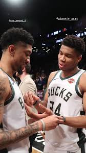 Christian Wood And Giannis Antetokounmpo Basketball Pictures Basketball Tv Basketball Wallpaper