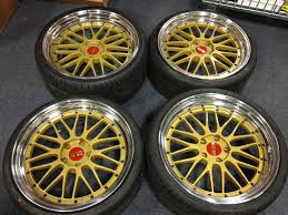 Rear wheels are 17x9 +40 offset. Bbs Lm Gold Face Wheels Pk Auto Design