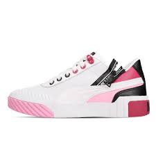 Details About Puma Cali X Karl Lagerfeld White Pink Black Fashion Women Shoe Sneaker 370057 01